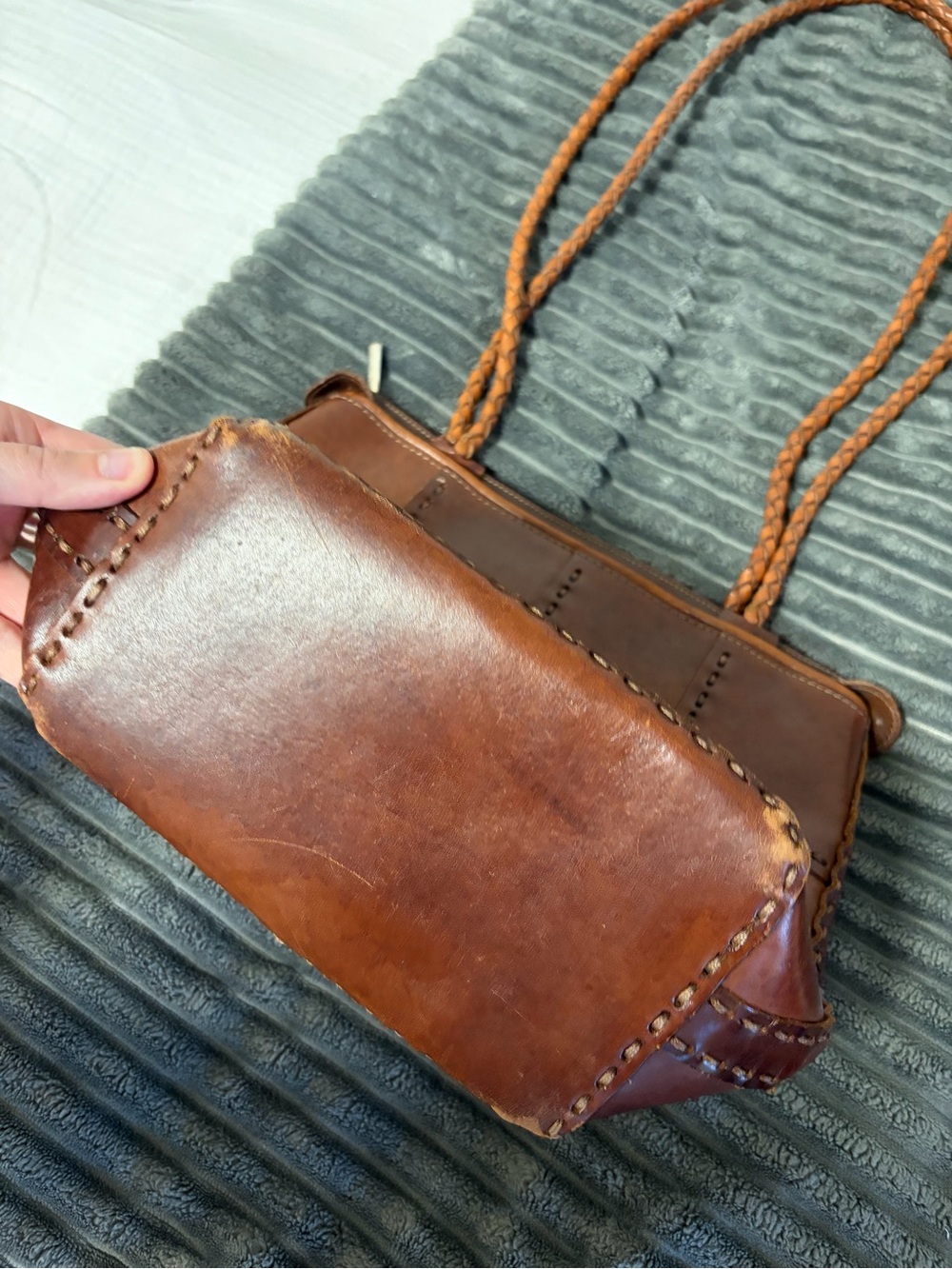 Vintage Italian Leather Purse - Picture 3 of 9